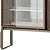 Modern Italian Glass Display Cabinet 3D model small image 2