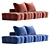 Modern Modular Sofa Chaise - 2016 3D model small image 6