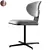 Olos Office Chair Cross Design 3D model small image 1