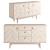 Scandi Puzzlemebel Chest 3D model small image 1