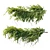 Ivy Hanging Plants Garden Set 3D model small image 2