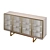 Elegant Caprice Sideboard - 1700W 3D model small image 3