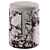 Elegant Calacatta Viola Dolce Stool 3D model small image 1