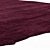 Burgundy Red Organic Wool Rug 3D model small image 2