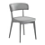 Scandinavian Style Compact Modern Chair 3D model small image 5