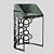 Barstool: Industrial Style Counter Seat 3D model small image 1