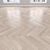 Oak Parquet Flooring Collection 3D model small image 3