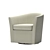 Hyde Swivel Armchair: Upholstered Elegance 3D model small image 1