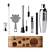 Knifeld 10-Piece Bartender Set 3D model small image 4