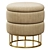 Elegant Zlata Pouf - TM525 3D model small image 7