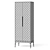 Sleek Contemporary Wardrobe 3D model small image 5