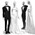 Wedding Mannequin Display Set 3D model small image 1