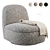 Addie Swivel Chair Scandinavian Boho 3D model small image 2