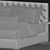 Adler Eco-Friendly Bed 3D model small image 6