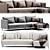 Luxurious MILTON Sofa: Premium Comfort 3D model small image 2