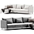 Luxurious MILTON Sofa: Premium Comfort 3D model small image 3