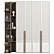 Premium Wood Wardrobe 23 3D model small image 1