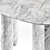 Sculptural Marble Table 3D 3D model small image 2