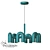 Inodesign Fanny 6-Light Modern Chandelier 3D model small image 1