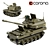 Tank 522 Lego Model Kit 3D model small image 1