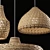 Rattan Pendant Lights Trio\Carbona 3D model small image 4