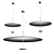 Minmalist Dot Pendant Light 3D model small image 2