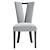 Cleav Side Dining Chair 3D model small image 2