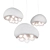 Modern Bubbles Pendant Lamp 3D model small image 3