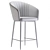  Modern Garda Barstool in Beige 3D model small image 6