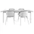 Modern Dining Set: Augusta Table & Vienna Chair 3D model small image 6