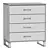 Modern Tind Drawer Unit 3D model small image 2