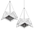 Modern Pendant Lamp RODS 3D model small image 6