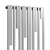 Stradivari Stainless Steel Designer Radiator 3D model small image 2