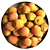 Fresh Apricots in Bowl 3D model small image 3