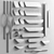 Versatile Linear Handle Set Collection 3D model small image 5