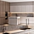 Modern Kitchen Setup: Miele, Gessi 3D model small image 1