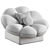 Floral Armchair 3D Model Furniture 3D model small image 3