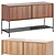 Modern Walnut Buffet 2015 Model 3D model small image 1