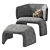 Exquisite Icarus Wing Armchair 3D model small image 2