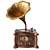  Retro Style Vinyl Player RP-156 3D model small image 1