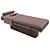 Elegant Spa Bed with Frangipani 3D model small image 5