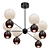 Mid-Century Oval Lighting Fixture 3D model small image 1