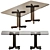 Elegant Porada TONDO Dining Table 3D model small image 1