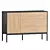 Modern Wood and Metal Sideboard 3D model small image 1