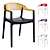 Transparent Modern Carmen Chair 3D model small image 1