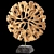 Golden Root Interior Statue 3D model small image 3