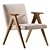 Modern Minimalist LIBERA Armchair Design 3D model small image 2