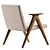 Modern Minimalist LIBERA Armchair Design 3D model small image 3