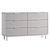 Levante Dresser Grey Modern Furniture 3D model small image 3