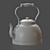 Vintage Brass Tea Kettle 3D model small image 7